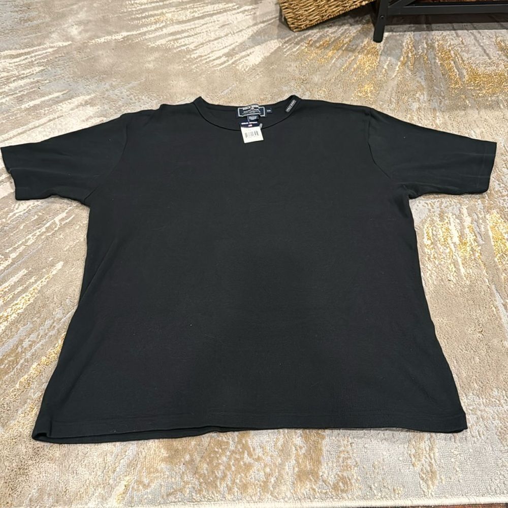 VTG Polo sport waffle tee size XXL made in USA‎ black new with tags Ralph Lauren